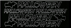 Halloween Peel Offs - Card Making Supplies