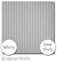 400 White Mini Foam Pads (3mm deep) - Click Image to Close