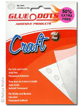 (image for) Sticky Craft Glue Dots, 12mm (Pack of 96)