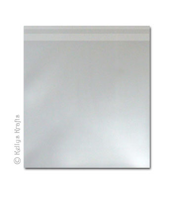 Clear Cellophane Self-Seal Card Display Bag, 5"x5" (1 Piece) - Click Image to Close