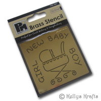 Embossing Stencil - New Baby (PMA3001)