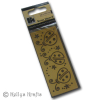 Embossing Stencil - Ladybirds (PMA3106) - Click Image to Close
