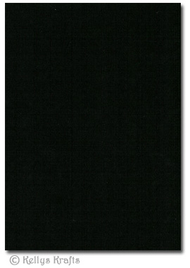 Black A4 Crafting Card, 160gsm (1 sheet)