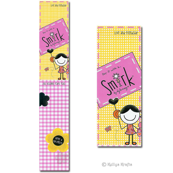 12 x 2 Patterned Papers - Smirk; Love And Friendship (36 Sheets) - Click Image to Close