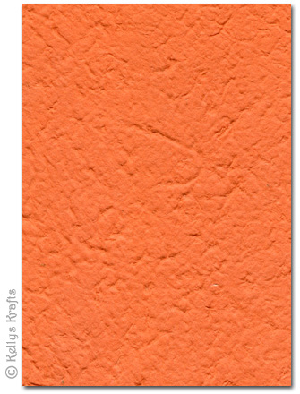 Mulberry A4 Paper - Orange (1 Sheet) - Click Image to Close