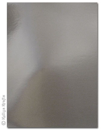 A4 Mirror Card, Silver - 1 Sheet