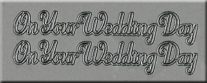 Wedding + Love Peel Off Stickers