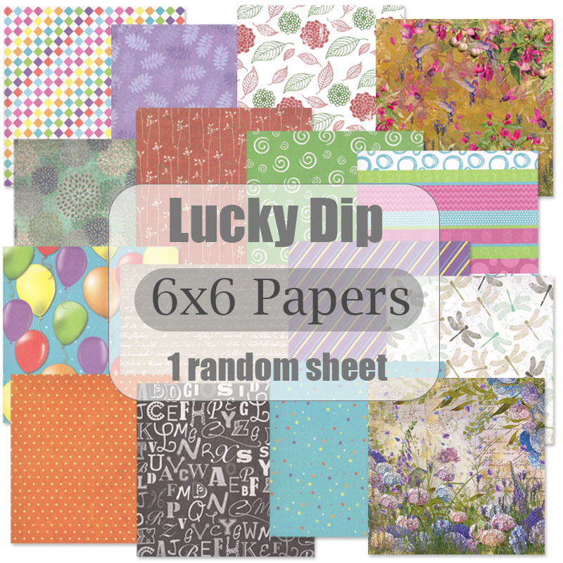 *Lucky Dip* - 6x6 Patterned Paper Sheet (1 Piece)