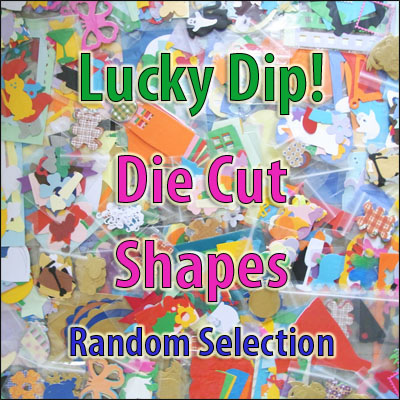 *Lucky Dip* - Random Selection Craft Bag of Die Cuts - Click Image to Close