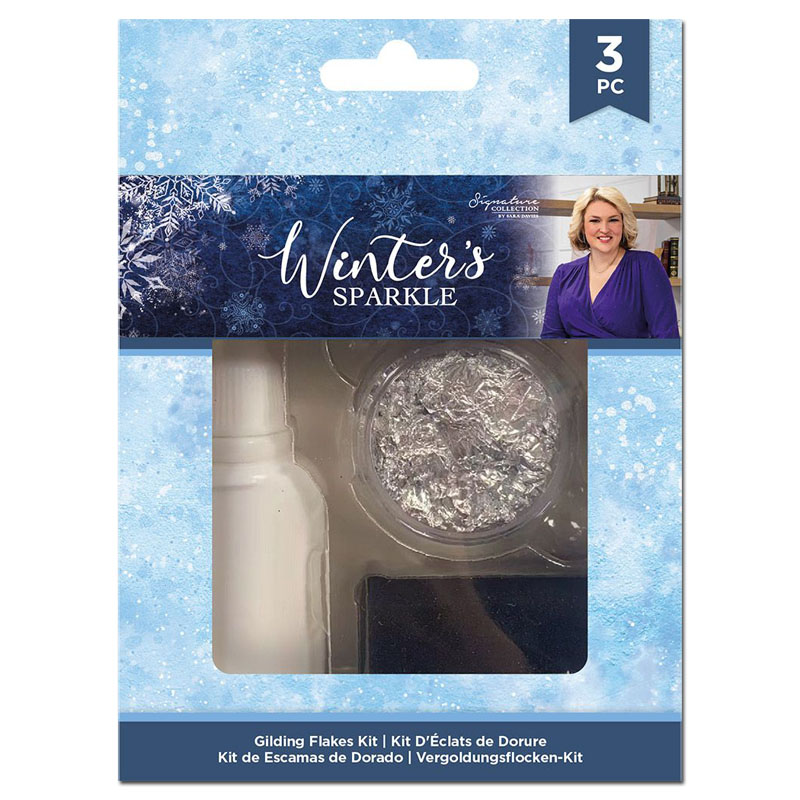 Crafters Companion Gilding Flakes Kit, Winter Sparkle