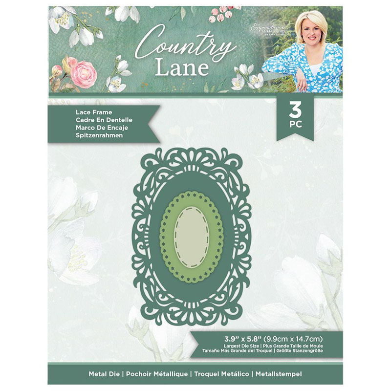 Sara Signature Cutting Die, Country Lane - Lace Frame