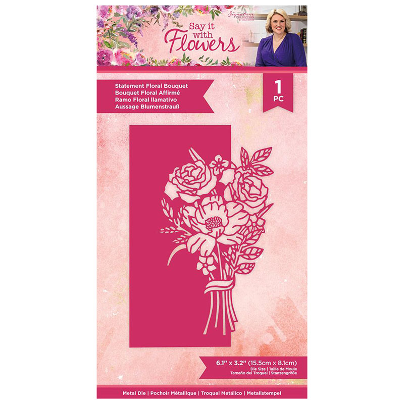 Sara Signature Cutting Die, Say It With Flowers - Statement Floral Bouquet