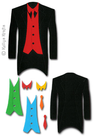 Tuxedo Scrapbooking Kit - Black / Bright - Click Image to Close
