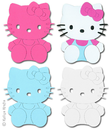 Hello Kitty Sitting With Bow Crafting Kit - Click Image to Close