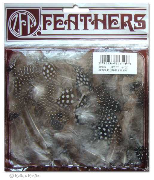 Feathers, Loose Mix - Natural/Neutral (1 Packet) - Click Image to Close