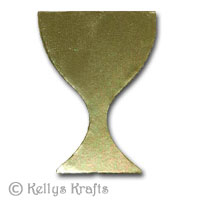 Gold Die Cut Chalice (1 Piece) - Click Image to Close