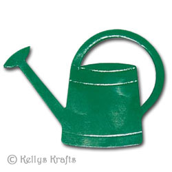Green Die Cut Watering Can (1 Piece) - Click Image to Close