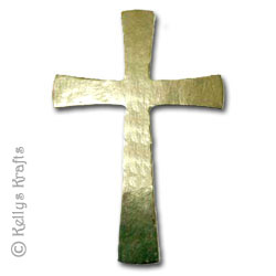 Gold Die Cut Cross (1 Piece) - Click Image to Close