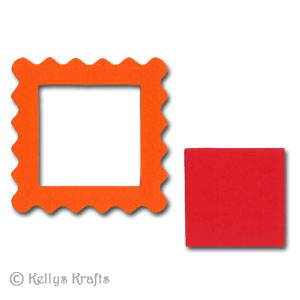 Square Designer Crafting Die Cut Frames, 20 Pieces (10 sets) - Click Image to Close