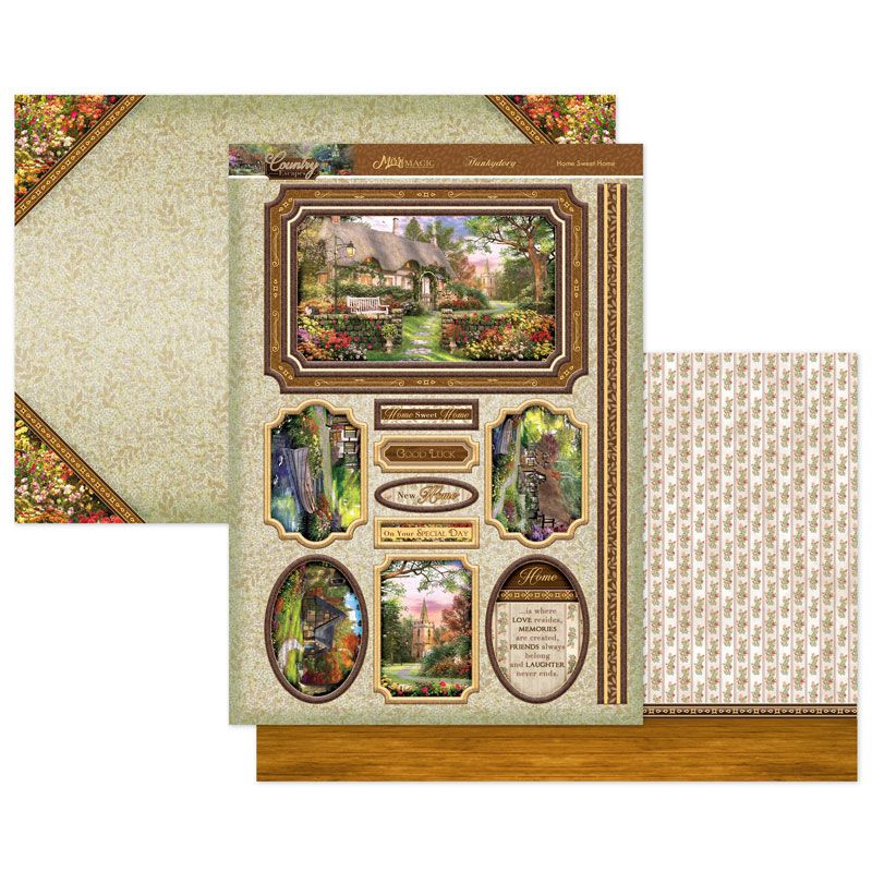 Die Cut Topper Set - Country Escapes, Home Sweet Home