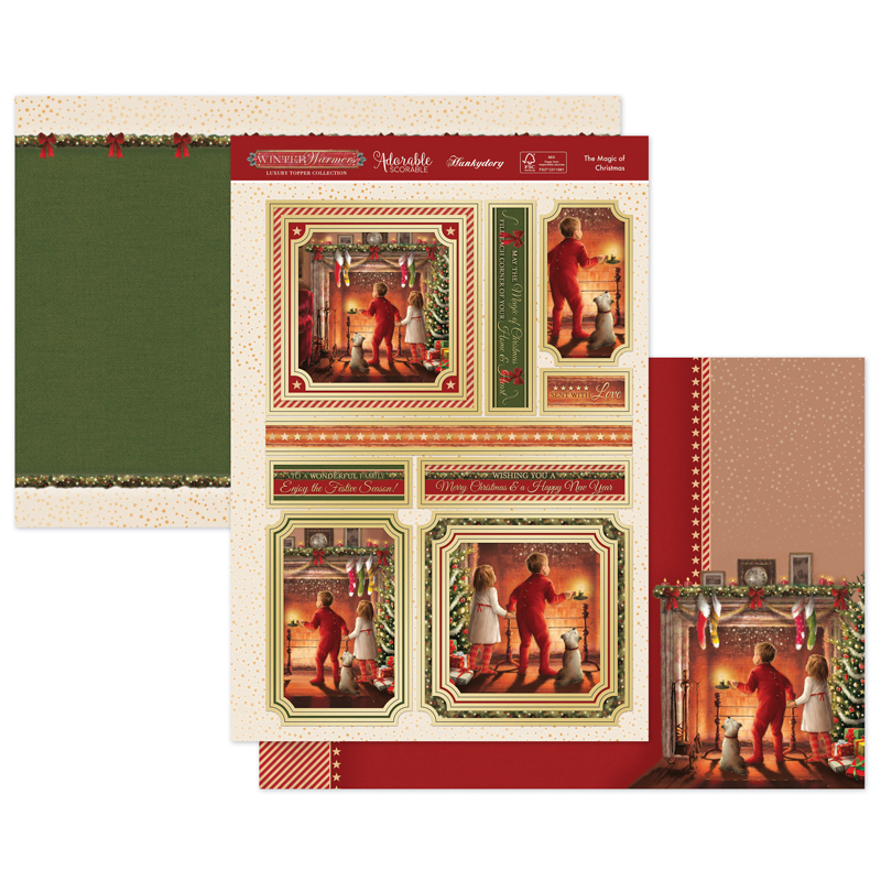 Die Cut Topper Set - Winter Warmers, The Magic of Christmas