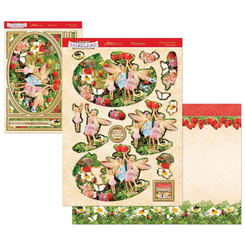 Die Cut Decoupage Set - Welcome to Fairyland, The Best of Friends