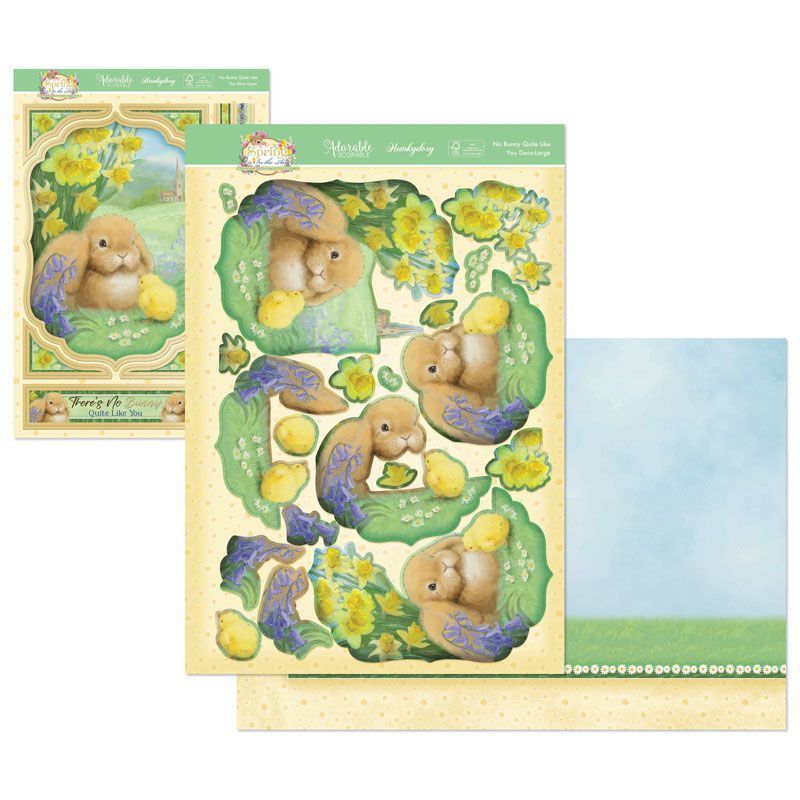 Die Cut Decoupage Set - Spring Is In The Air, No Bunny Quite Like You