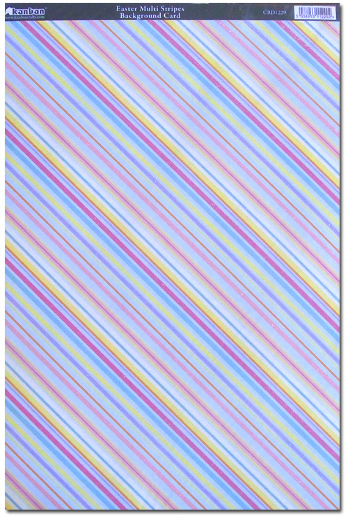 Kanban Patterned Card - Multi Stripes (CRD1229)