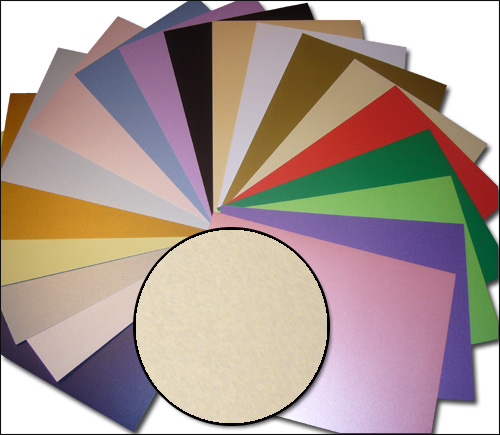 Kanban A4 Pearl Card, Ivory (IV) - 1 Sheet