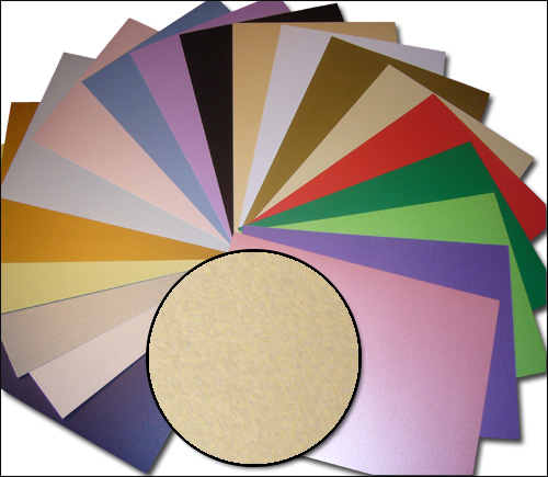 Kanban A4 Pearl Card, Magnolia (MAG) - 1 Sheet