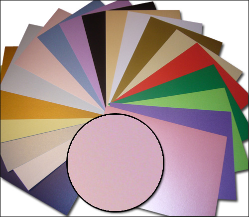 Kanban A4 Pearl Card, Baby Pink (BP) - 1 Sheet