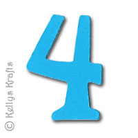 (image for) Number Four "4" Die Cuts, Mixed Colours (Pack of 10)