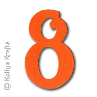 Number Eight \"8\" Die Cuts, Mixed Colours (Pack of 10)