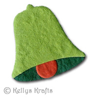 Mulberry Bell Die Cut Shape - Green - Click Image to Close
