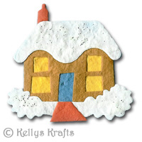 Mulberry Snow House / Cottage Die Cut Shape - Click Image to Close