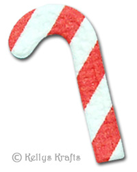 Mulberry Die Cut Candy Cane (Pack of 5) - Click Image to Close