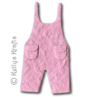 Mulberry Dungarees Die Cut Shape - Pink - Click Image to Close