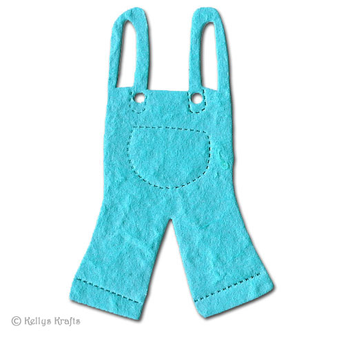 (image for) Mulberry Dungarees Die Cut Shape - Blue