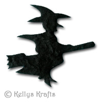 Black Mulberry Die Cut Witch - Click Image to Close