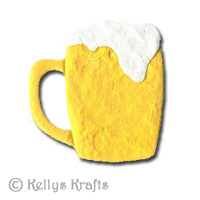 Mulberry Die Cut Shape - Pint of Beer/Lager - Click Image to Close