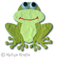 Mulberry Sitting Frog Die Cut Shape - Click Image to Close