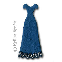 (image for) Mulberry Party Gown Die Cut Shape - Dark Blue
