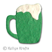 Mulberry Die Cut Shape - Pint of Beer, St Patrick\'s Day