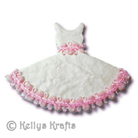 (image for) Mulberry Die Cut Ballerina Dress - White/Pink