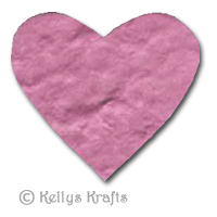 (image for) Mulberry Large Die Cut Hearts, Pink (Pack of 5)