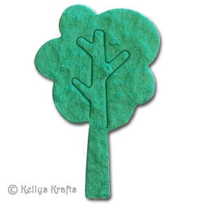 Mulberry Die Cut Small Tree, Green (1 Piece)