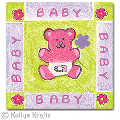 (image for) Decorative Printed Panel, Baby (1 Piece)