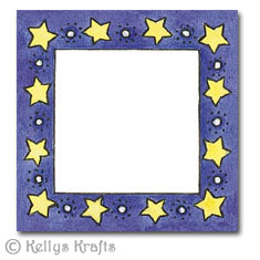Decorative Printed Panel, Stars (1 Piece) - Click Image to Close