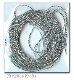 Silver String/Cord (6 yards) - Click Image to Close