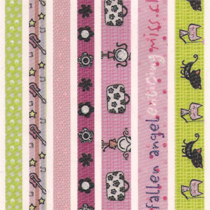 (image for) Smirk Ribbon Sticker Strips - Naughty But Nice